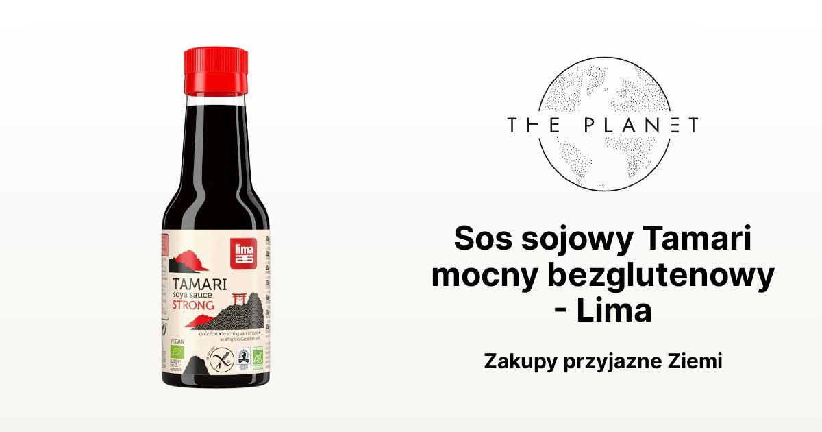 Sos Sojowy Tamari Mocny Bezglutenowy Lima The Planet