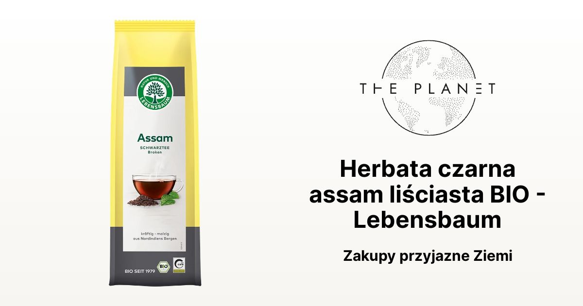 Herbata czarna assam liściasta BIO Lebensbaum The Planet